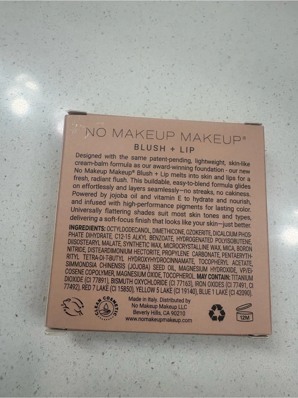 NWT: THE ORIGINAL Blush + Lip Set in Nude & Blush Brush